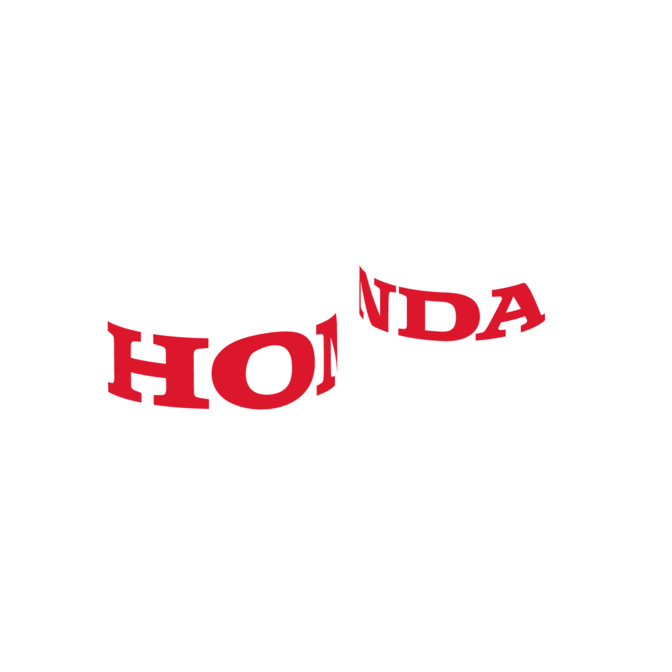 Deux tasses portant le logo Honda (dessin)