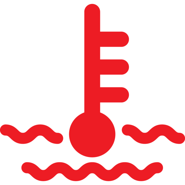 Symbole de refroidissement du moteur