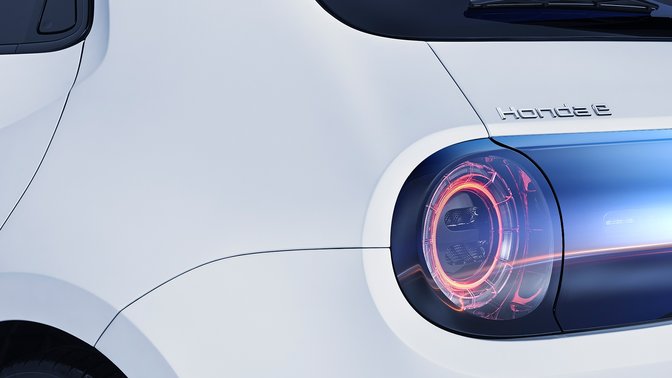 Honda e, extérieur, vue de face.