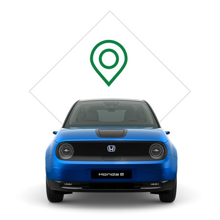 Gros plan sur la Honda e.