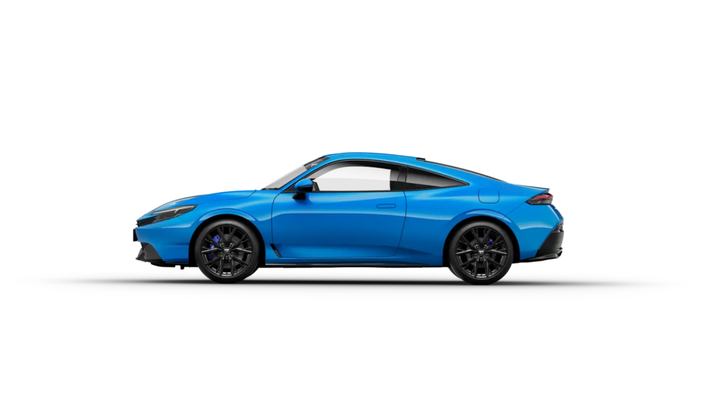 Vue de profil de la Honda Civic