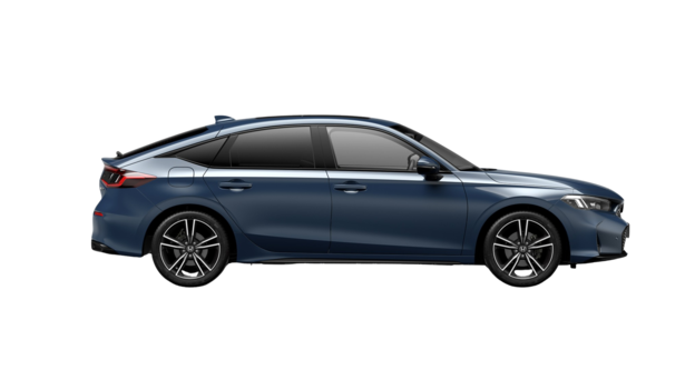 Honda Civic Hybrid front facing three quarter