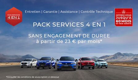 Pack Services 4en 1 - sans engagement de dur&eacute;e